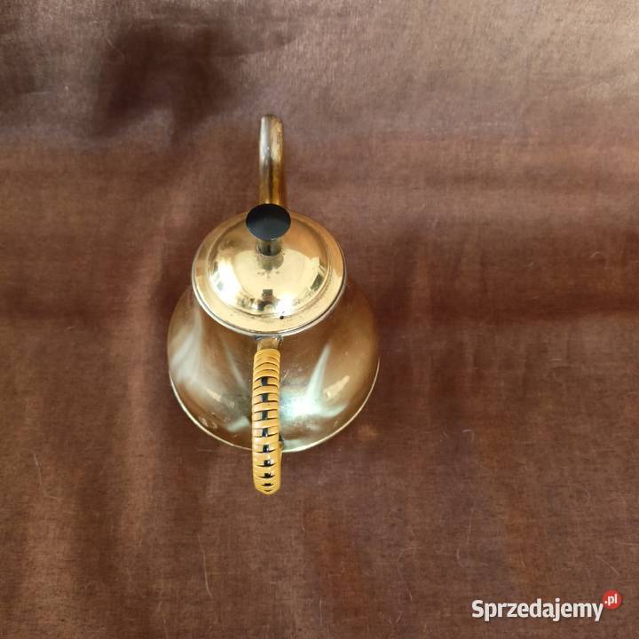 Mały dzbanuszek mosiądz Holandia Mikołów