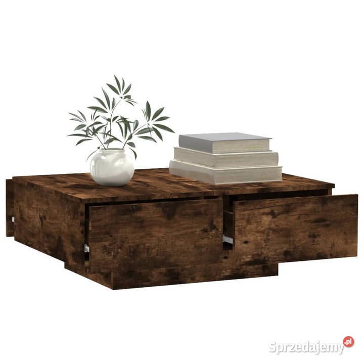 Stolik kawowy przydymiony dąb 90x60x31 WM815195