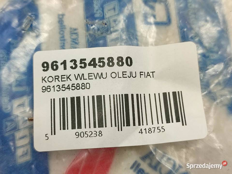 KOREK WLEWU OLEJU FIAT DUCATO 19 TD 19942002