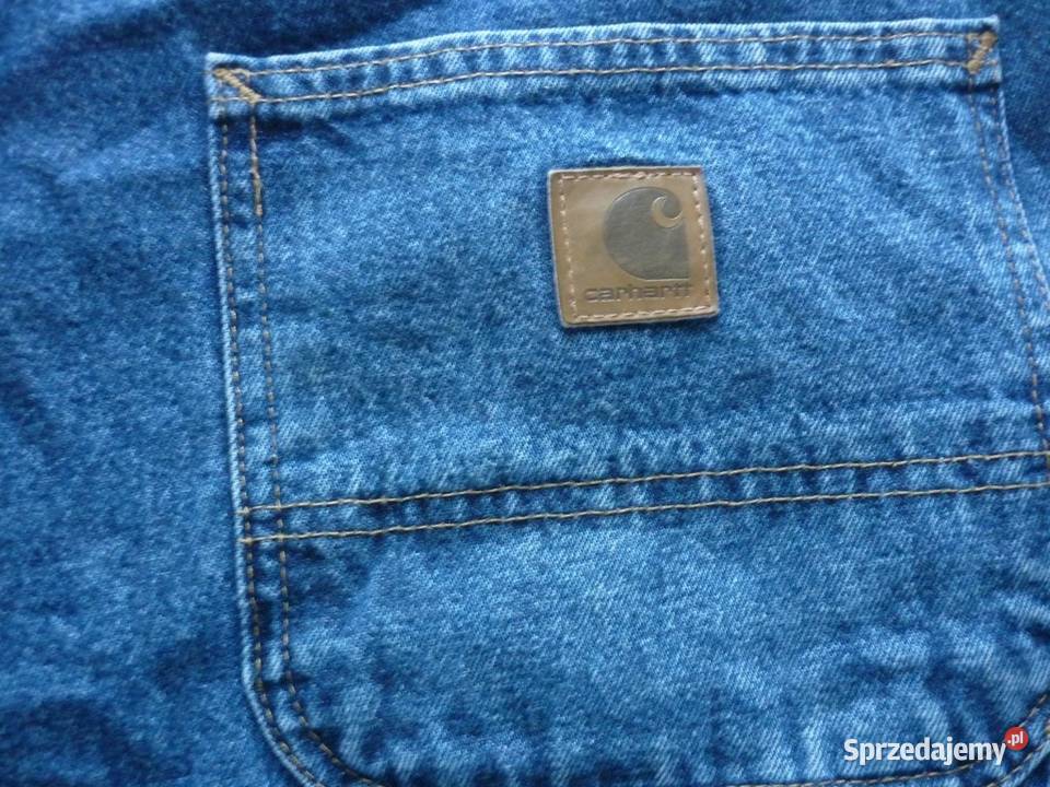 Duże męskie spodnie jeansowe CARHARTT jeans Nowe Warpno
