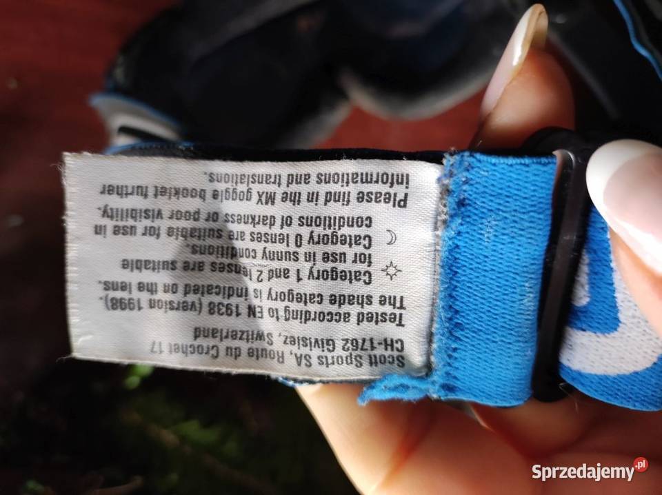 Scott okulary metaliczne gogle śnieżne zimowe Kielce