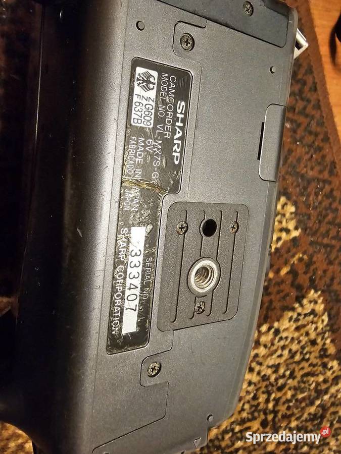 Kamera Sharp VLMX7SGY VIDEO 8 PAL VLMX7 Jelenia Góra