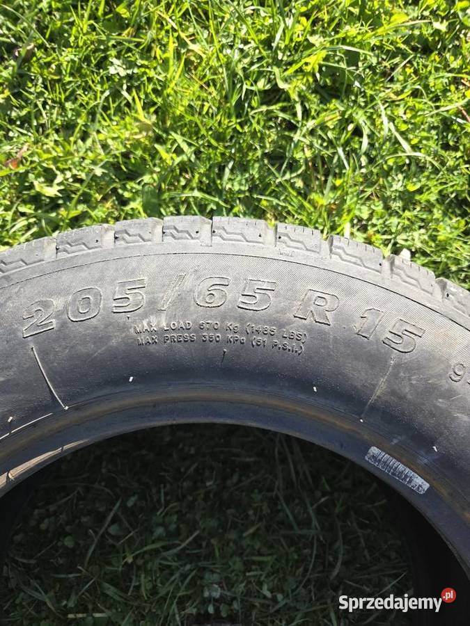 2 opony zimowe 20565 r15 2022 bierznik 6mm Wadowice