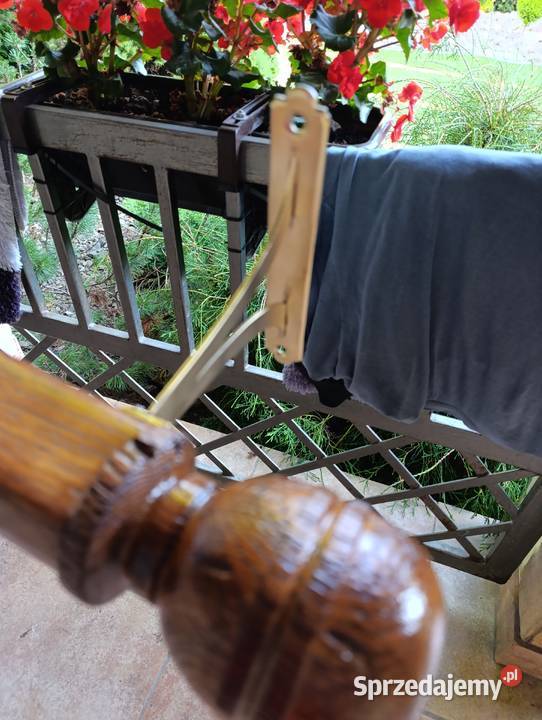 Karnisz dębowy stylowy Baryczka