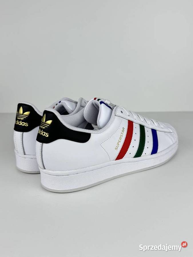 Adidas Superstar IF7821 r40 białe kolorowe paski