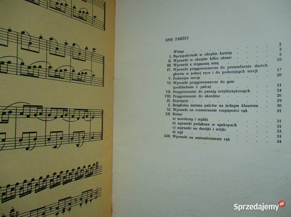 313 wprawek na fortepian nuty muzyka fortepian Łódź sprzedam