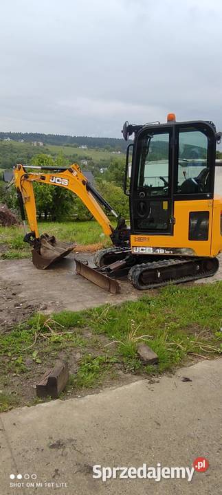 2 tony minikoparka jcb 19c1 2020r zamianaodkup nie Nowy Sącz sprzedam