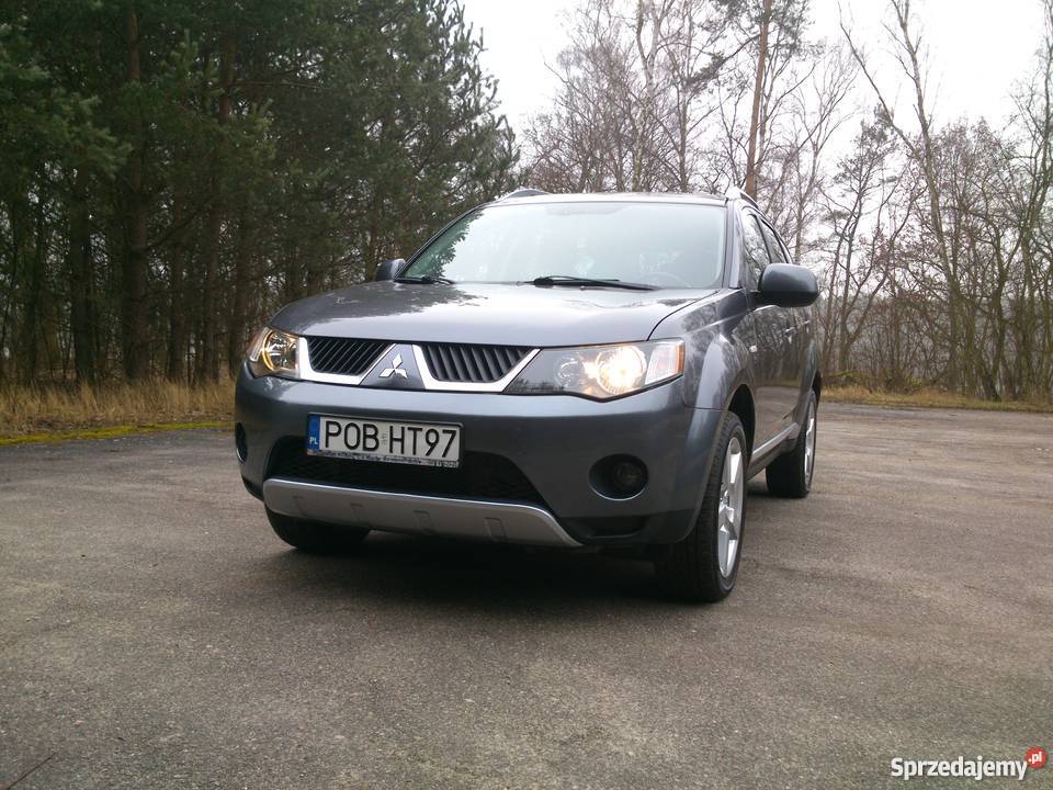 Mitsubishi Outlander 2009 Salon Polska Jeden zmieniarka CD Rogoźno