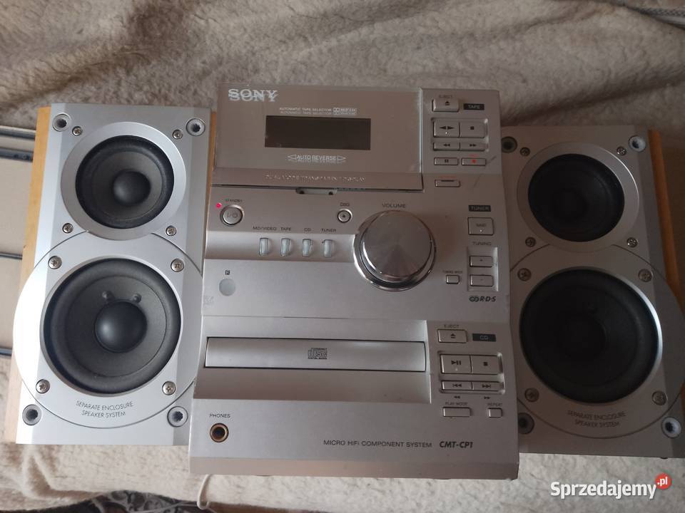 miniWieża Sony CMTCP1 z kolumnami Panasonic Legnica