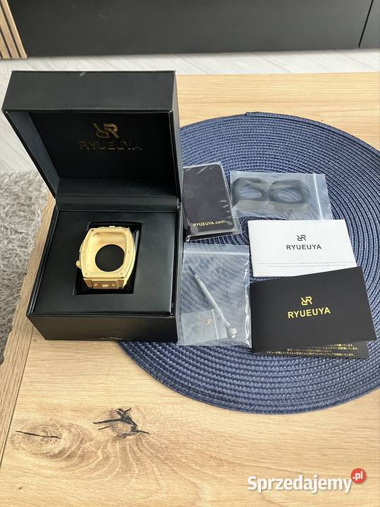 Elegancki zestaw RYUEUYA do Apple Watch 4445 mm