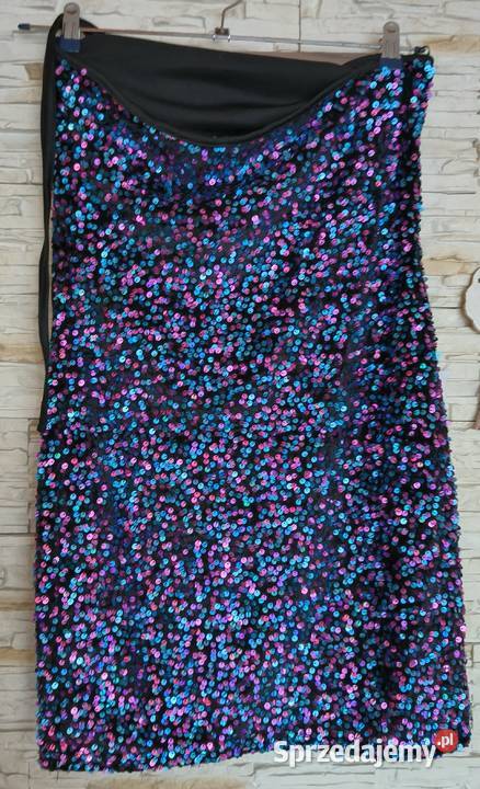 Sukienka cekinowa kolorowa Gdańsk