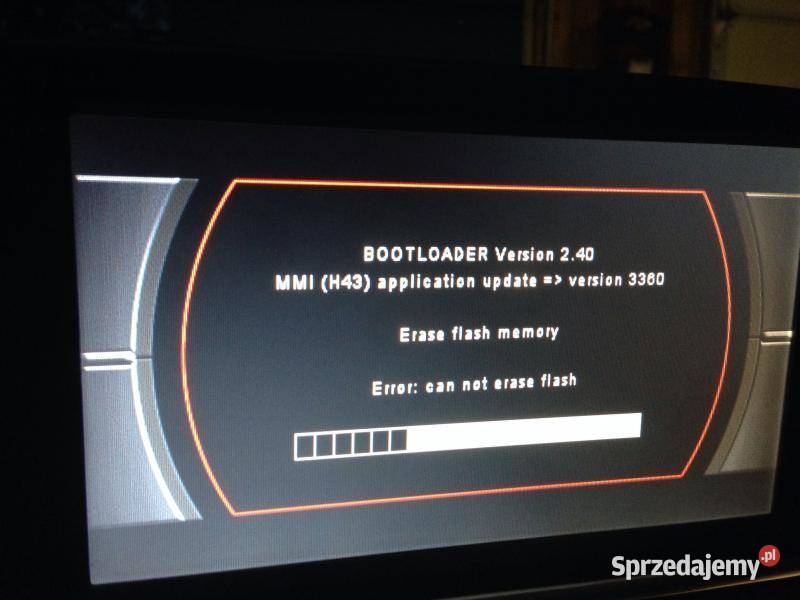 Audi Naprawa Bootloader MMI 2G 3 Polskie Menu A4 małopolskie Tarnów