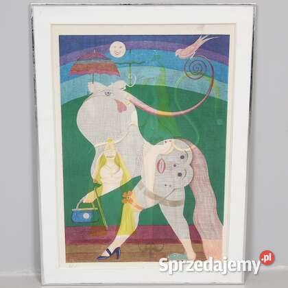 Litografia Friedrich SchrderSonnenstern Niemcy Malarstwo Piła