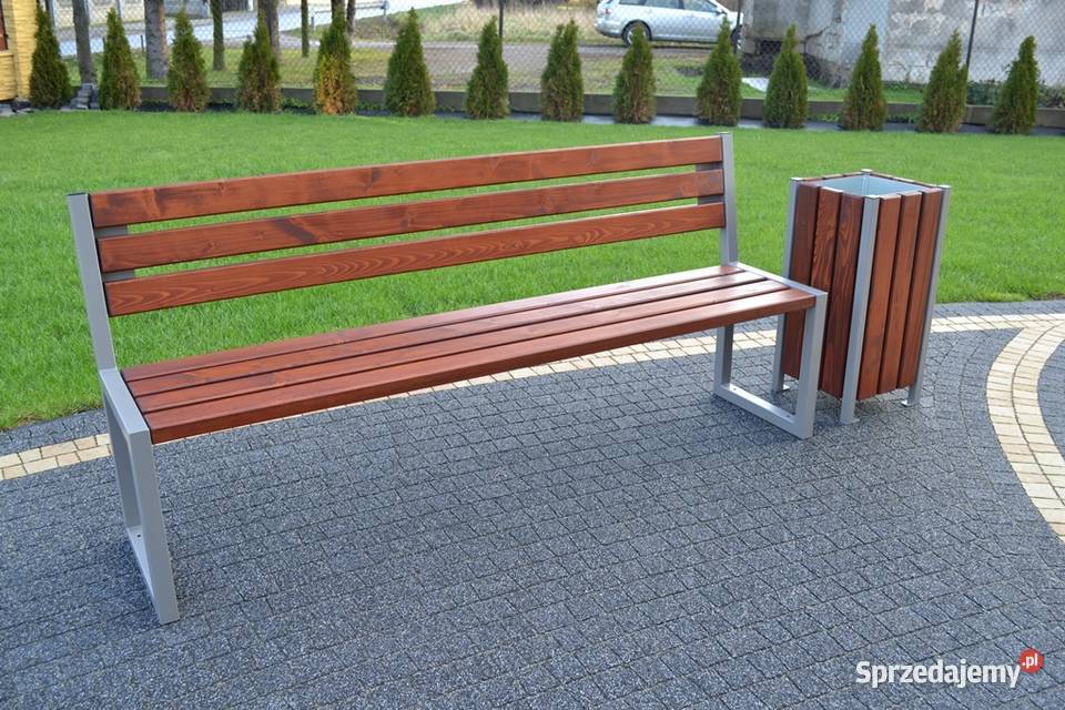 Ławka miejska ogrodowa parkowa uliczna loftowa Pruszków sprzedam