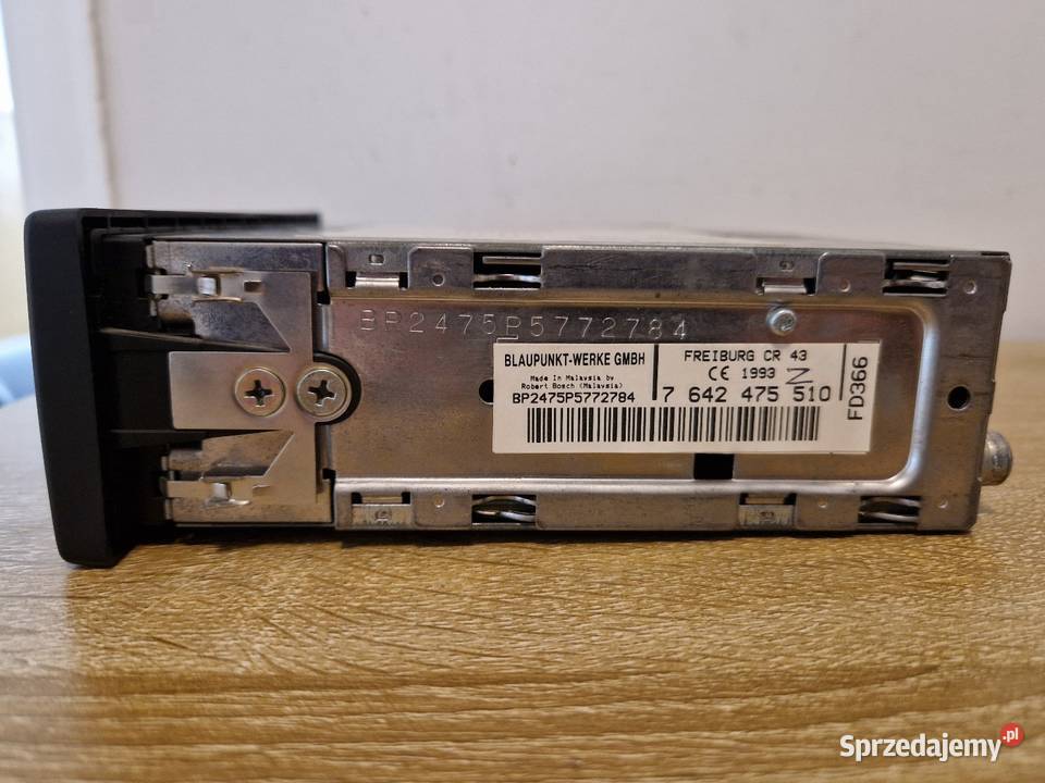Radio Samochodowe Blaupunkt Freiburg CR 43 1993 Koronowo