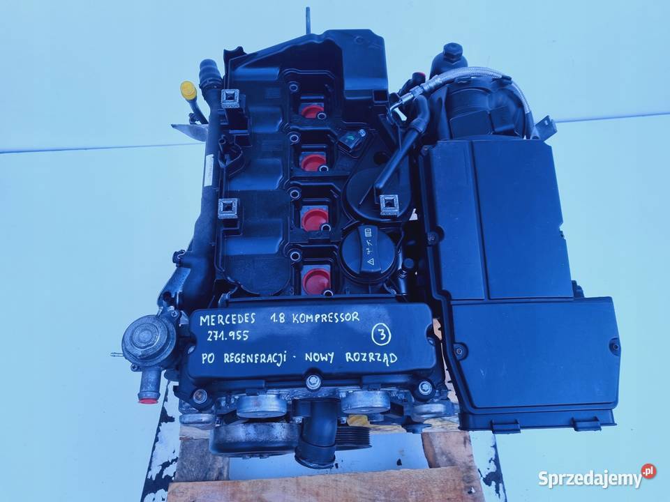 SILNIK Mercedes CLK W209 18 KOMPRESSOR 271955 lubelskie Rudka