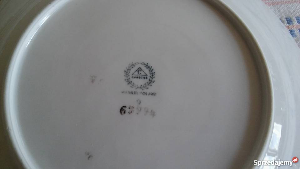 porcelanowa patera bogato zdobiona cudo Chodzież Gdańsk sprzedam