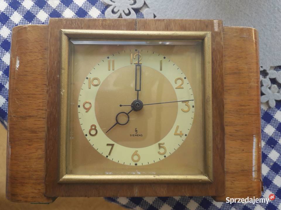 Zegar elektryczny art deco Siemens Warszawa