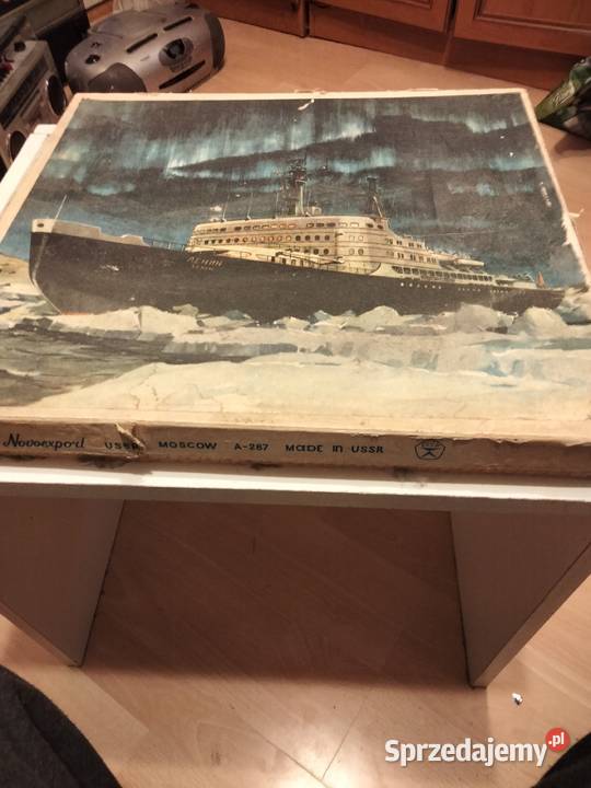 Pudełko modelu lodołamacza Lenin Antyki, Sztuka, Kolekcje Warszawa