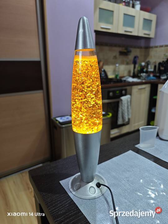 Lampka nocna z brokatem Żary