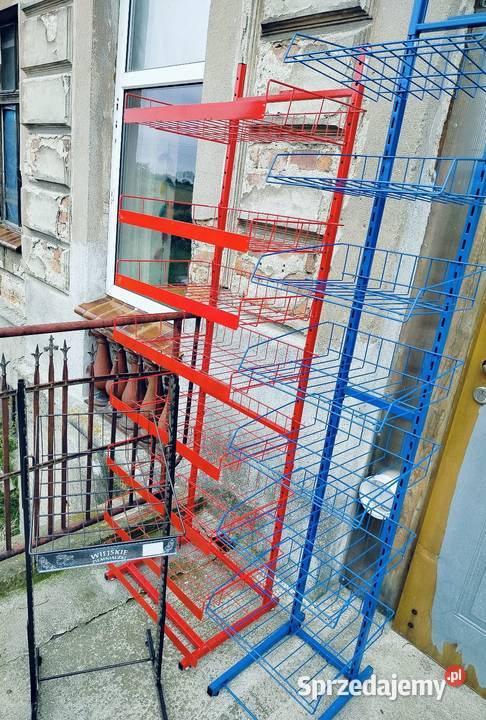 Stojak regał koszowy 2 sztuki 1 Magazynowanie dolnośląskie