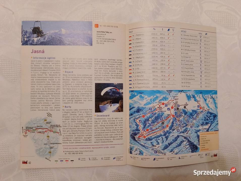 Przewodnik narciarzy POLSKA i SŁOWACJA sporty Oborniki