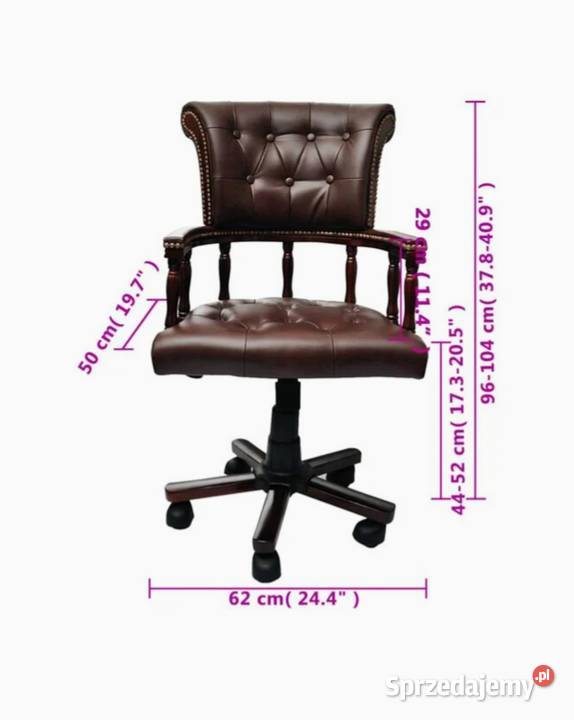 Fotel obrotowy Vintage Brzezna