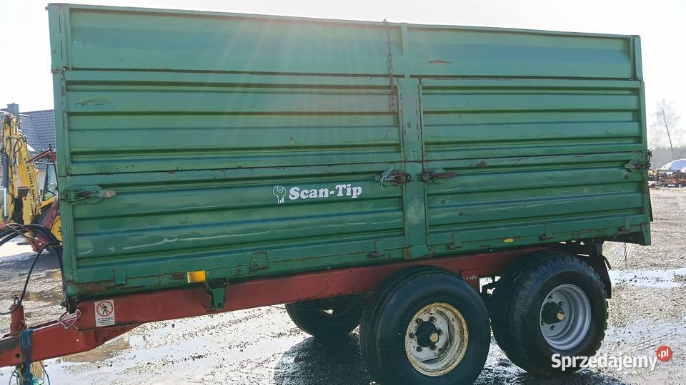 Przyczepa warfama tandem na 3 strony ładna nieuszkodzony Nowa Karczma