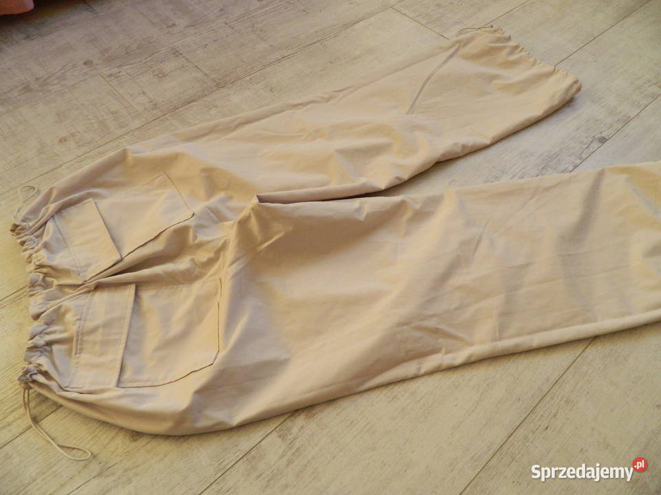 Cropp jasne spodnie spadochrony 38 Trzebinia