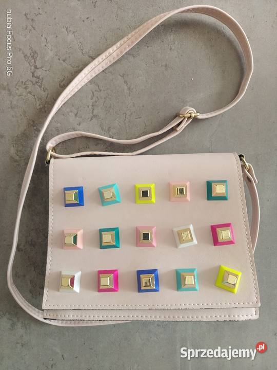 Torebka damska pudrowy róż WYPRZEDAŻ Inny rodzaj  Bełchatów