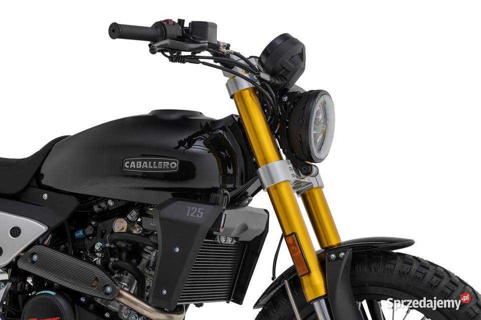 Fantic Caballero 125 Scrambler czarny model 2026