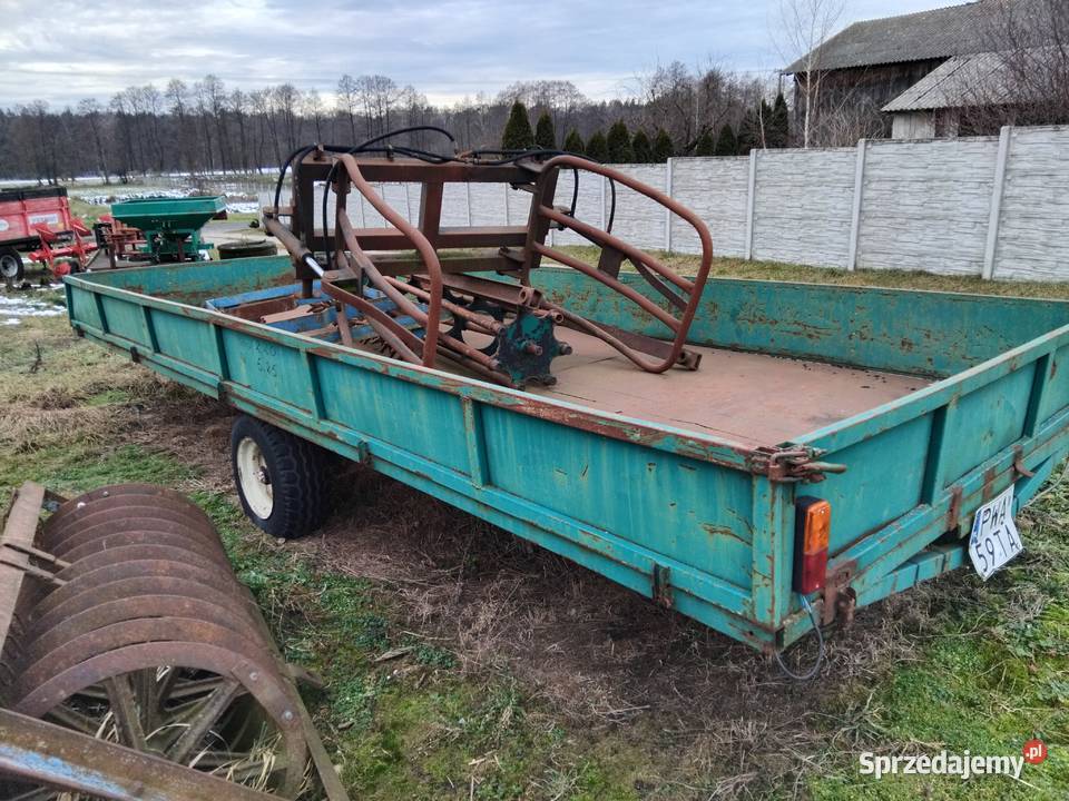 Przyczepa wywrotka d35beczka do wody transport nieuszkodzony