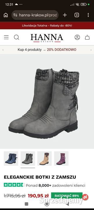 Buty damskie rozmiar 38 Nowy Kazanów sprzedam