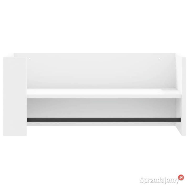 Półka wisząca biała 705x35x305 materiał
