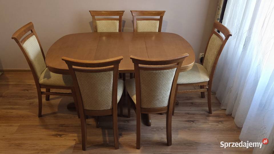 Stół z 6 krzesłami Płock sprzedam