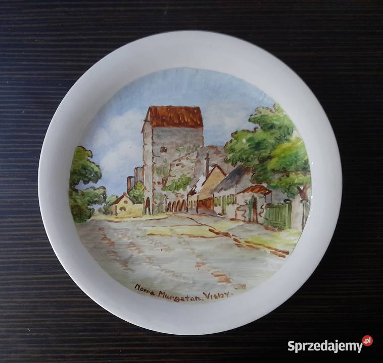 RetroVintage Dekoracyjny Talerz Norra Murgatan Gdańsk sprzedam