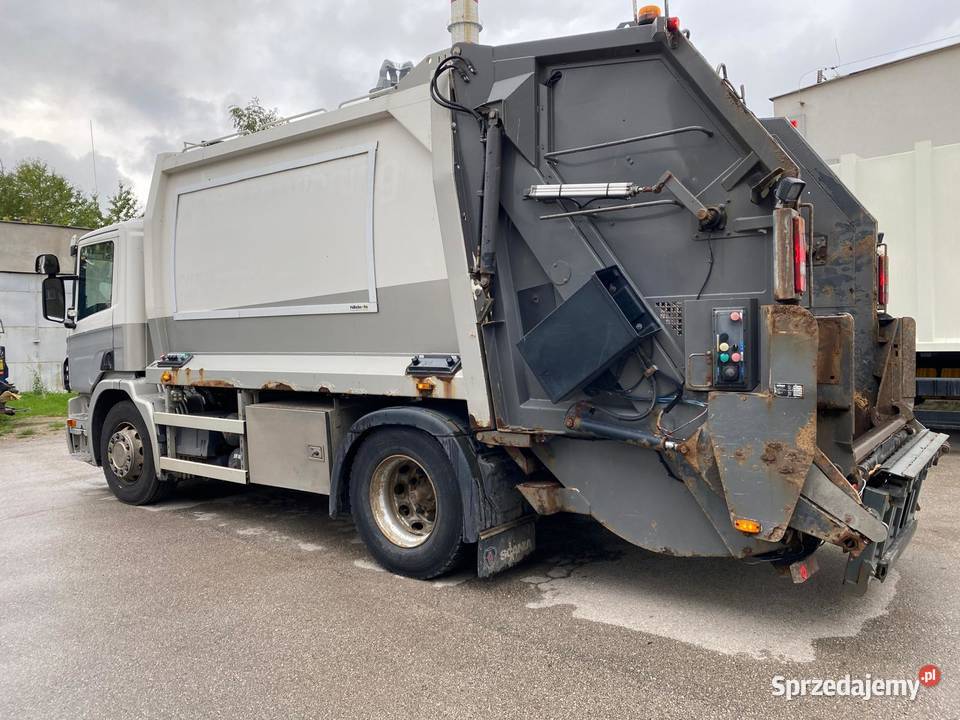 Śmieciarka SCANIA P230 Norba RL200 15 m3 4x2 300000km Śmieciarki świętokrzyskie Nowiny