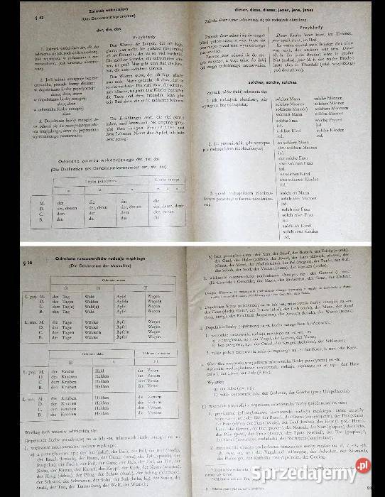 Szkolna gramatyka języka niemieckiego Antoni lubelskie Chełm