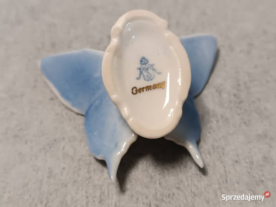 Kmmer Kramer Motyl Porcelanowy Volkstedt Gdańsk
