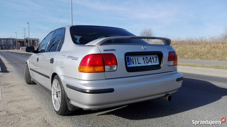 Honda Civic VI sedan ZADBANA Zarejestrowany w Polsce warmińsko-mazurskie Lubawa