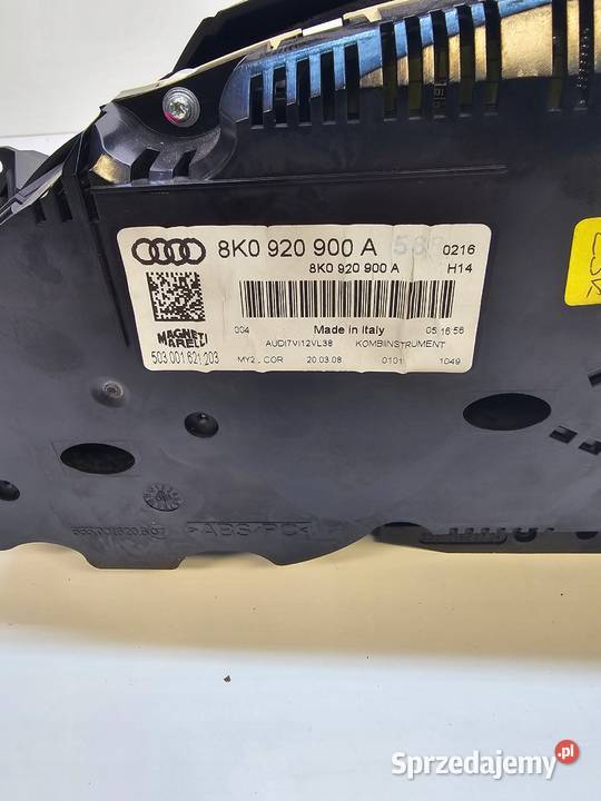 LICZNIK ZEGARY AUDI A4 B8 8K0920900A 18 TFSI Przystajń