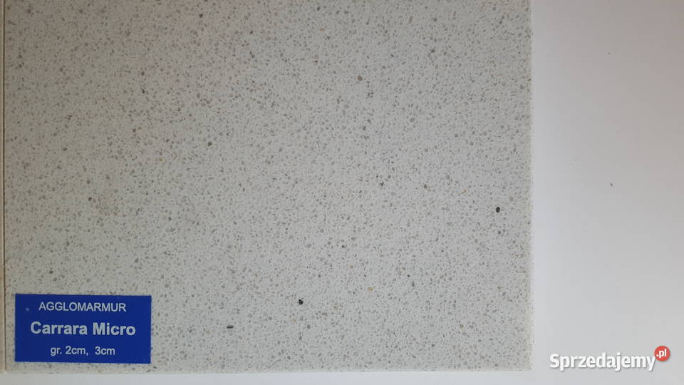Parapety agglomarmur CARRARA MICRO konglomerat odcienie szarości Dom i Ogród Łomża