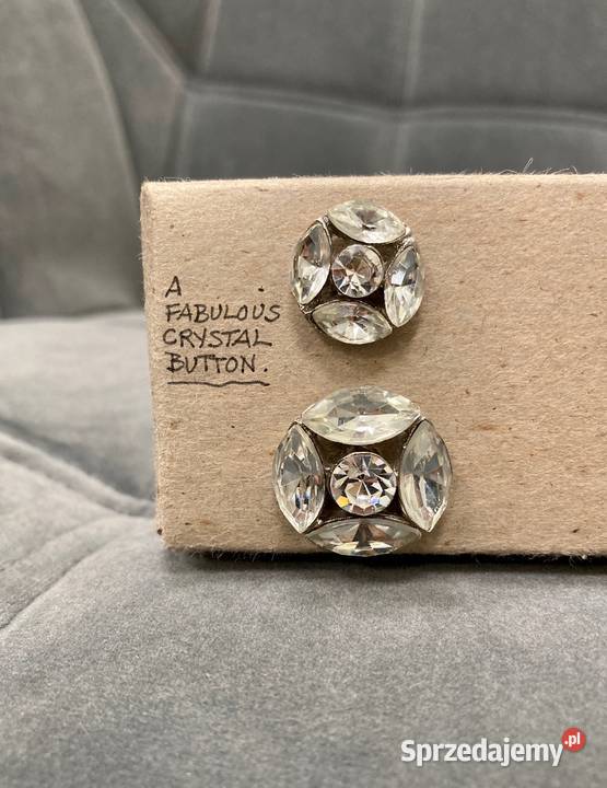 Nowe bajkowe kryształowe guziki Swarovski Nisko sprzedam