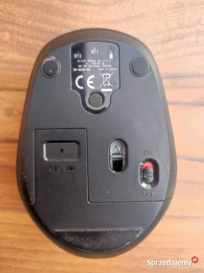 Myszka bezprzewodowa Bluetooth USB Silver Monkey Bielsk sprzedam