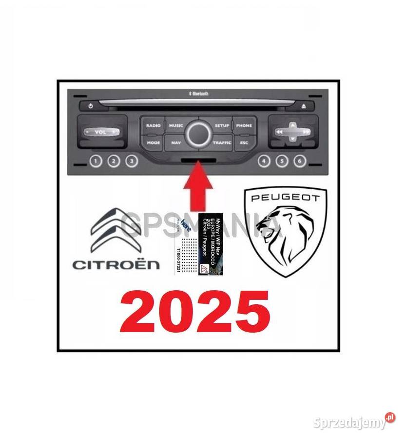 Polskie menu lektor RNEG Citroen C5 C4 C3 MyWay Łódź