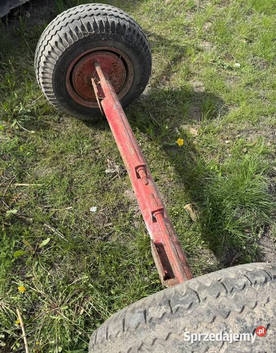 oś do przyczepy rolniczej rolnicza ośka z kołami Do przyczep rolniczych Strzydzew sprzedam