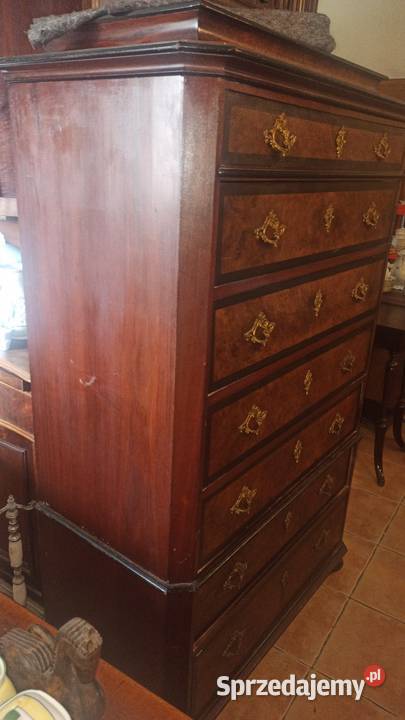 Komoda z szufladami Szyfoniera Biedermeier pomorskie Gdańsk