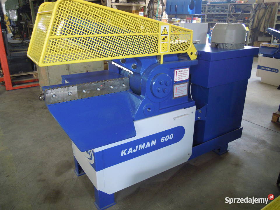 Nożyce do cięcia złomu Kajman 600 gilotyna