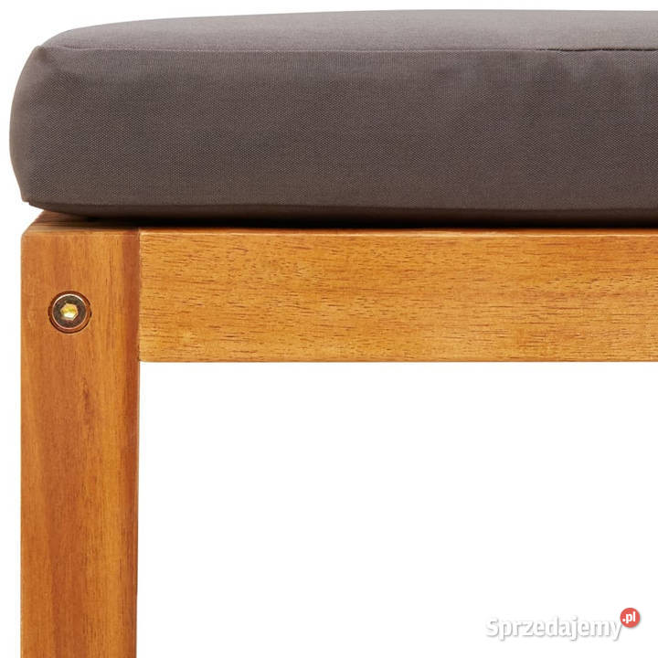 Stołek ogrodowy z poduszką 65x65x29 lite drewno Warszawa sprzedam