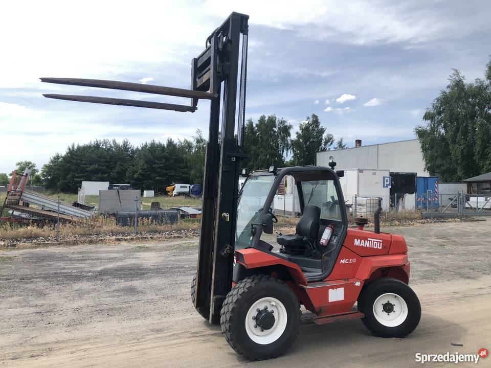 WÓZEK WIDŁOWY MANITOU MC30 30 TONY PERKINS STAN kabina Piekarzew